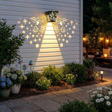 2 Pack Solar Fence Lights Outdoor Wall lihgts Decorations Metal Solar Deck Lights Waterproof LED Solar Powered Step | Lumora