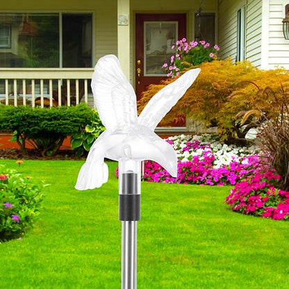 VALICLUD Waterproof Solar Pathway Lights LED Garden Lawn Stake Light Outdoor Solar Decoration for Yard and Patio
