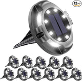 Biling Solar Outdoor Lights Walkway Lights 12 Packs, Bright Solar Ground Lights Uplight Sidelight Waterproof for | Lumora