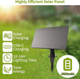 ZOTOYI Solar Outdoor String Lights 50FT, Waterproof with USB Port, G40 Globe Solar Patio Light with 26 Edison | Lumora