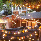 Outdoor String Lights 200FT Waterproof Globe String Lights with 104 Shatterproof G40 LED bulbs, Dimmable | Lumora