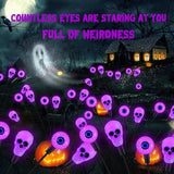 Solar Lights Outdoor,Halloween Decorations Outdoor, Scary Eyeball Lights,4PACKS 32LED,IP65 Waterproof,Halloween | Lumora