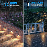 LEONLITE Low Voltage LED Deck Lights, 3W CRI90 12-24V AC/DC Landscape Step Stair Railing - Outdoor Path Light | Lumora