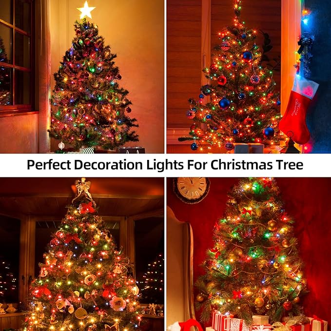 1000 LED 328ft 8 Modes with Timer Christmas String Lights IP55 Outdoor Waterproof UL Certificated Indoor Fairy | Lumora