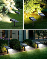 BAXIA TECHNOLOGY Solar Spot Lights Outdoor Waterproof, 3 Lighting Modes Solar Landscape Lights, Dusk to Dawn Spot | Lumora