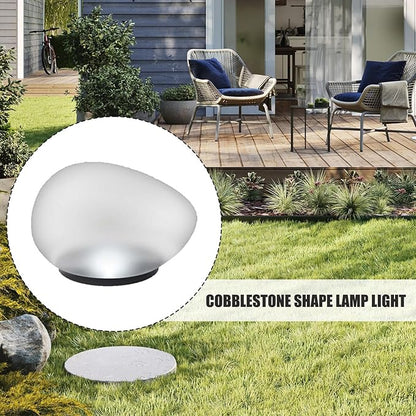 Decorative Solar Lights - Solar Pathway Light, LED Cobblestone Style Yard Lamps | Color Changing Stone Lights, Outdoor Garden Lighting for Landscape Patio Walkway Backyard Front Yard Entrance