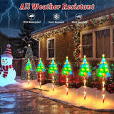 12 Pack Taller Solar Christmas Lights Outdoor with USB, Upgraded 10 Modes Christmas Tree Candy Cane Light with 204 | Lumora