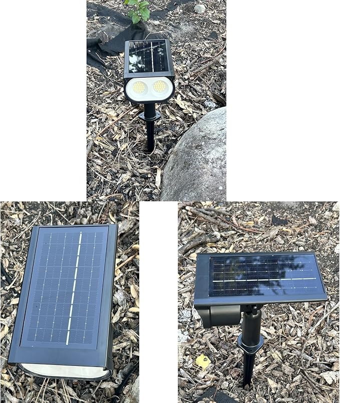 Anern Solar Lights Outdoor Waterproof IP68, 52 LED 2 Lighting Modes Solar Spot Lights Outdoor Yard Garden Landscape | Lumora