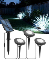 CORESLUX Solar Spot Lights Outdoor Waterproof IP68, 3-in-1 LED Cool Light Solar Landscape Lights, 2 Light Modes | Lumora