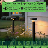 20" Solar Landscape Lights - Outdoor Solar Lights for Yard - PIR Sensor & Two Light Modes - 50lm & 400lm | Lumora