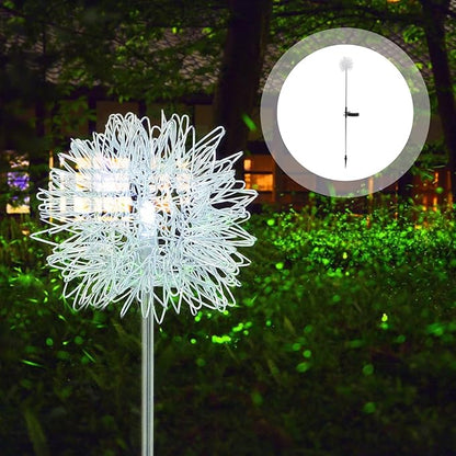 Solar Garden Lamp Outdoor Solar Energy Ground Plug Lamp Waterproof LED Path Light for Lawn and Patio Decoration