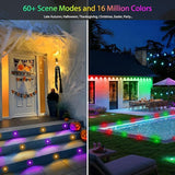 LED Deck Lights Kit, 20 Pack 1.77" RGBW+IC Multicolor Dynamic Low Voltage Recessed Landscape Lights, IP67 | Lumora