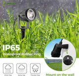 L LOHAS LED Landscape Spot Lights Outdoor, Dusk to Dawn Sensor 5W LED Spotlights for Yard, 120V 450LM Pathway | Lumora