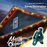 2PACK C9 LED Christmas Lights with 100 Spring Clips, Total 100ft 100 LED Waterproof - Outdoor Security Flood Light | Lumora