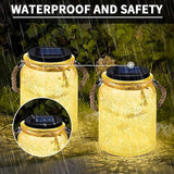 3 Pack Solar Mason Jar Lights - 3.15 in Silicone Waterproof Edge LED, Warm White Replacement Solar Light Parts for | Lumora