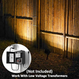 Low Voltage Spotlights 2PK Landscape Lighting Wall Wash Lights 2700K Warm White 18W 600 Lumens Outdoor Lights | Lumora