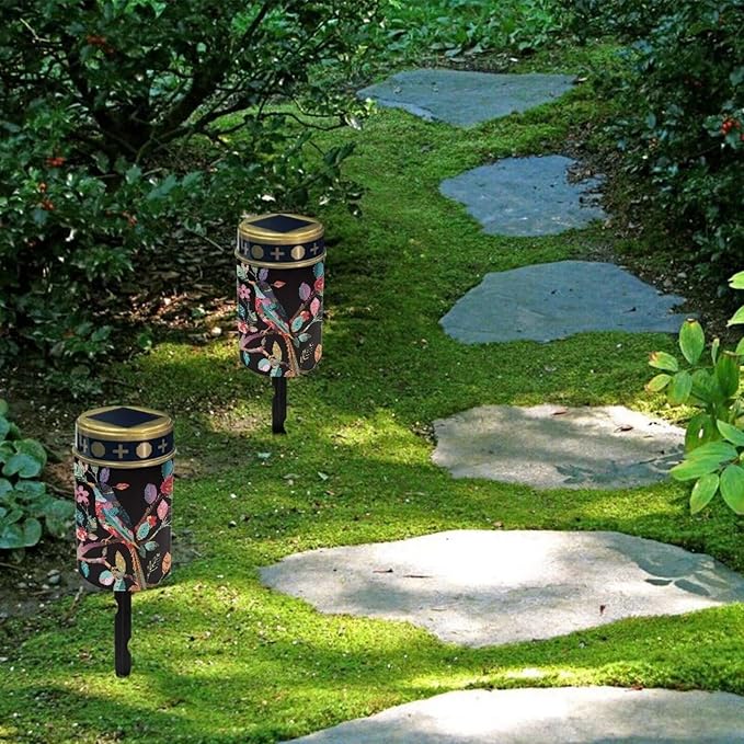 Hummingbird Leaves Solar Garden Lights,Solar Decorative Lights,Waterproof Solar Outdoor Lights,Solar Stake Lights | Lumora