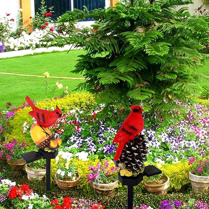 Cardinal Decor Cardinal Gifts, Cardinal Solar Garden Decor