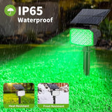 Solar Color Changing Spot Lights Outdoor, [9 Modes/4 Pack] Solar Christmas Lights Outdoor Waterproof IP65 | Lumora