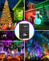 HIBOITEC RGBW Low Voltage Landscape Lighting 12W with 300W Transformer Remote Connectors Spotlights Landscape | Lumora
