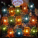 Tiki Mask String Lights Outdoor Waterproof 7FT 20PCS, Tropical Hawaiian Luau Party Lights Battery Operated LED with | Lumora