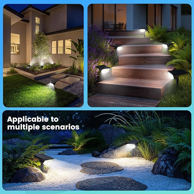 Solar Spot Lights Outdoor IP68 Waterproof, Ultra-Bright Performance，Simple Modes for Easier Operation, Auto | Lumora