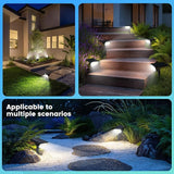 Solar Spot Lights Outdoor IP68 Waterproof, Ultra-Bright Performance，Simple Modes for Easier Operation, Auto | Lumora