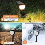 Lepro Solar Decorative Spot Lights 4 Pack, Warm White Accent Lights for Garden - Outdoor Security Flood Light | Lumora