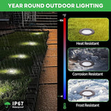 Landscape Well Lights Kit, 4 Pack LED Low Voltage Ground Lights and 100W Transformer - Outdoor Lighting Accessory | Lumora