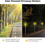 Joyibay 5 PCS Solar Powered Driveway Markers, Solar Warming Landscape Lights, Solar Outdoor Driveway Lights | Lumora