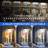 25W LED Bullet Spot Light, Color Selectable 3000K/4000K/5000K - 3500LM LED Landscape - Outdoor Security Flood Light | Lumora