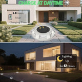 6 Pack Solar Driveway/Solar Deck Marine/ LEDs Dock Lights Solar Powered Warning Step Light Outdoor Waterproof with | Lumora