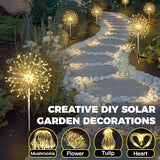 suddus Solar Garden Lights Outdoor Waterproof Decorative, 2Pack 150LED Firework Lights, Solar Fairy Lights for | Lumora