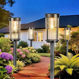 EXCMARK 12 Pack Outdoor Solar Lights Waterproof for Yard Garden Walkway Pathway Lawn Decorative Contemporary | Lumora