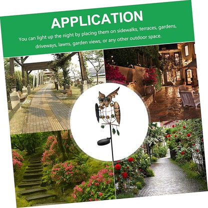 BESPORTBLE Solar Garden Stake Light Outdoor Solar Pathway Light for Lawn and Garden Decor LED for Backyard and Landscape