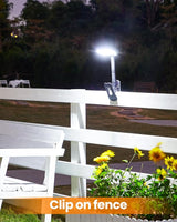 Clip On Solar Lights Outdoor, Motion Sensor Outdoor Lights, 92 LEDs 600LM Solar Fence Lights Outdoor | Lumora