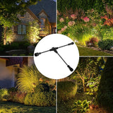 SUNTHIN 8 Pack Outdoor Landscape Lighting with Dusk to Dawn Sensor Controller, Bundled 9.8FT T Shape Extension Cord | Lumora