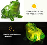 TIJNN Solar Frog Lights Deck Decorative Lighting Statue Lawn Patio Backyard Outdoor Garden Decoration Housewarming | Lumora