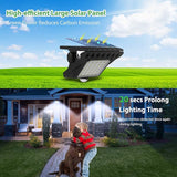 Tryme 45LEDs Solar Lights Outdoor Clip Motion Sensor Lights 3 Modes 3 Mounting Ways IP65 Waterproof Security Light | Lumora
