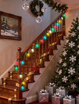 Abeja C9 Multicolor Christmas Light Outdoor, 25Ft Vintage Christmas String Lights with 26 Multicolored Bulbs | Lumora