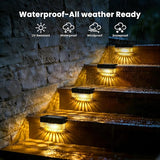 Solar Deck Lights Outdoor 20 Packs, Solar Powered LED Step Lights Waterproof Outdoor for Deck, Step, Fence, Wall | Lumora