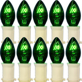EST. LEE DISPLAY L D 1902 Indoor ＆ Outdoor String Light C9 Glass Christmas Steady Transparent Replacement Bulbs E17 | Lumora