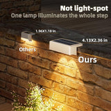 VOLISUN Solar Deck Lights 12 Pack, Warm White, Cool White and RGB Color Glow LED Large Size Lamp, IP65 Waterproof | Lumora