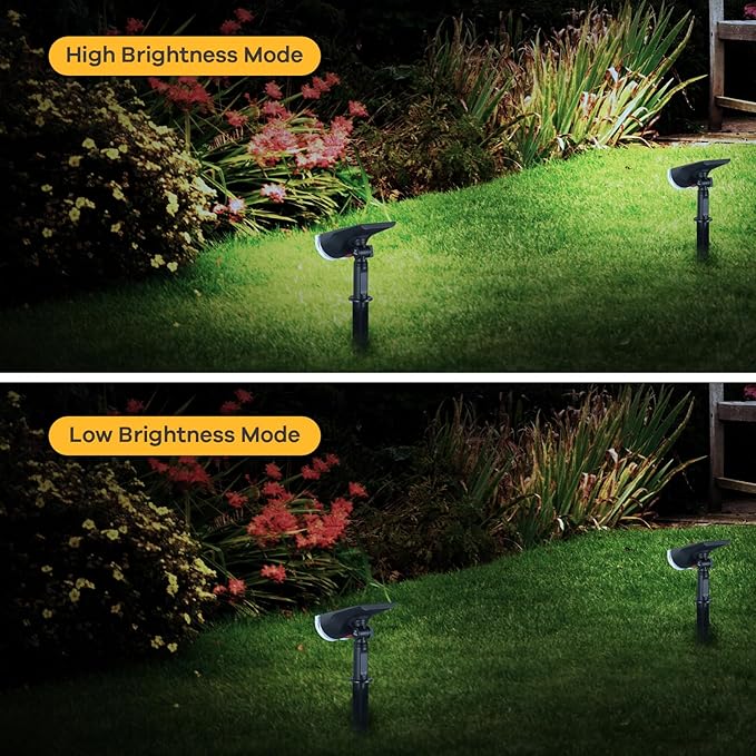 Linkind Solar Lights Outdoor StarRayS, Bright Solar Spot Lights Outdoor, IP67 Waterproof Spotlights for Garden Yard | Lumora