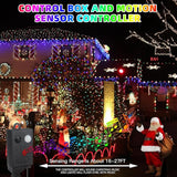 XTF2015 Music Christmas String Lights 105ft 300 LED，Multicolour Christmas Tree Lights with Music，End-to-End Plug in | Lumora
