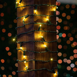 Novelty Lights 25ft 50 LED Warm White Christmas Lights Outdoor/Indoor, 6" Spacing, Green Wire String Lights for | Lumora