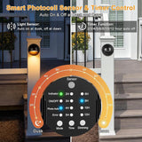 Low Voltage LED Deck Lights Kit with Transformer Timer, Dusk-to-Dawn Outdoor Step Lights Waterproof IP67, Warm | Lumora