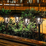Outdoor 6 Packs Solar Pathway Light Landscape Lighting, Waterproof Solar Powered Garden Yard Lights for Walkway | Lumora