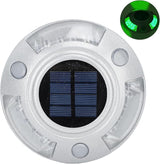 Driveway Dock Light, 800m Visible Distance Silver Solar Dock Light, Pathway Working Time Up to - Outdoor Deck Light | Lumora