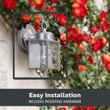 DESIGNERS FOUNTAIN Preston Outdoor Light Fixture, 8 Inch Exterior Wall Lantern Sconce for Front Door, Patio and | Lumora